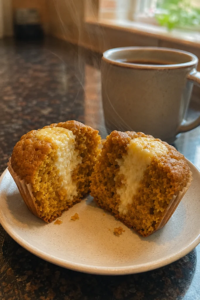 Pumpkin Cream Cheese Muffins Hero shot 
