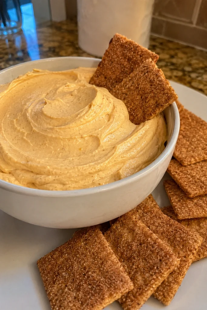 Pumpkin Cheesecake Dip final shot