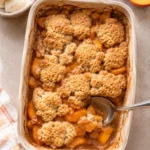 Vegan Peach Cobbler