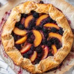 Peach Blackberry Galette