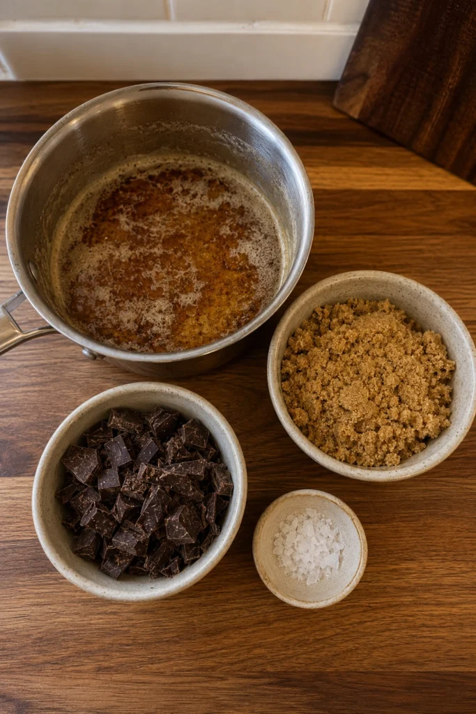Brown Butter Chocolate Chip Cookies Ingredients