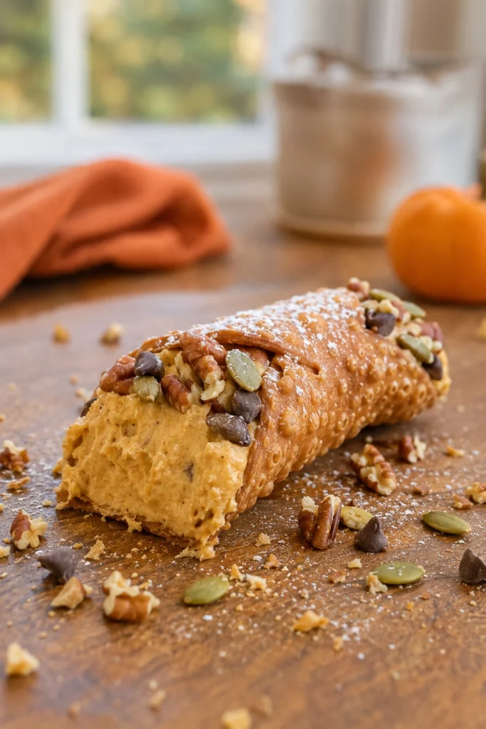 Easy Pumpkin Cannoli