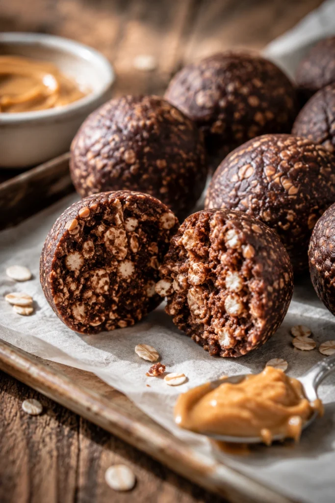 Chocolate Peanut Butter Protein Balls