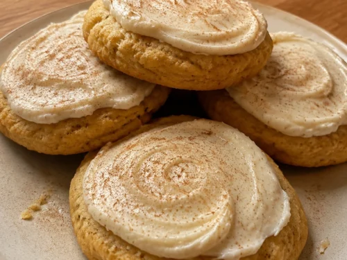 Final shot of Pumpkin Spice Sugar Cookies