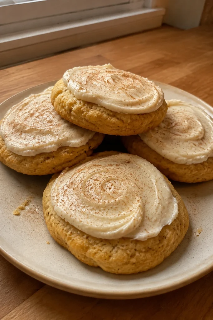 Final shot of Pumpkin Spice Sugar Cookies