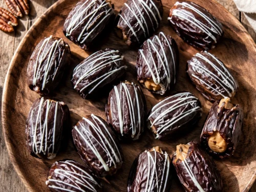 Chocolate Peanut Butter Stuffed Dates