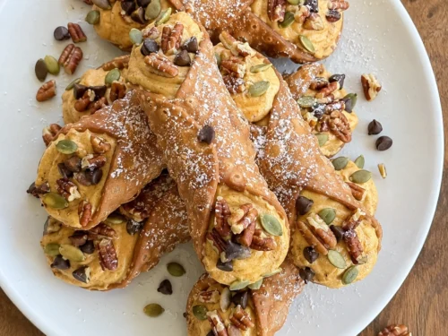 Easy Pumpkin Cannoli
