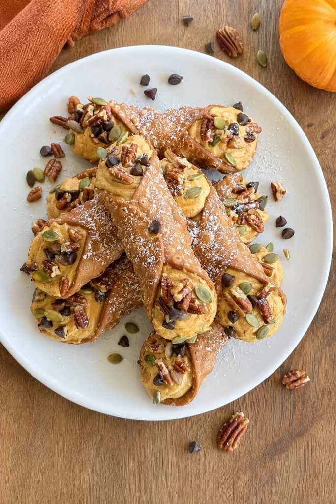 Easy Pumpkin Cannoli
