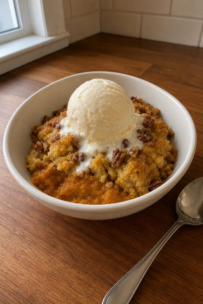 Pumpkin Dump Cake hero shot