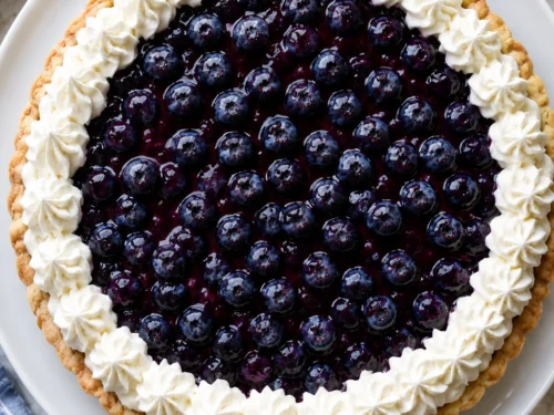 Blueberry Cream Pie