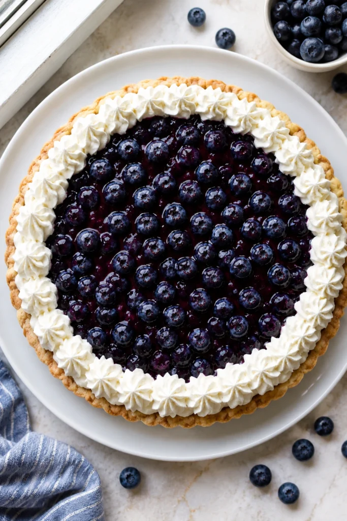 Blueberry Cream Pie