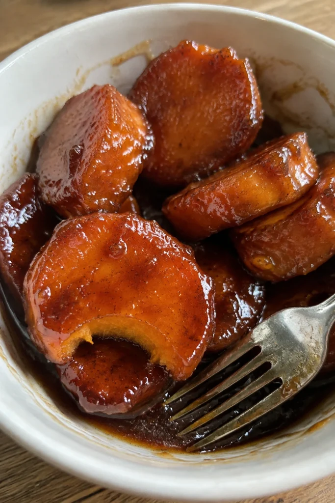 Candied Sweet Potatoes hero shot 