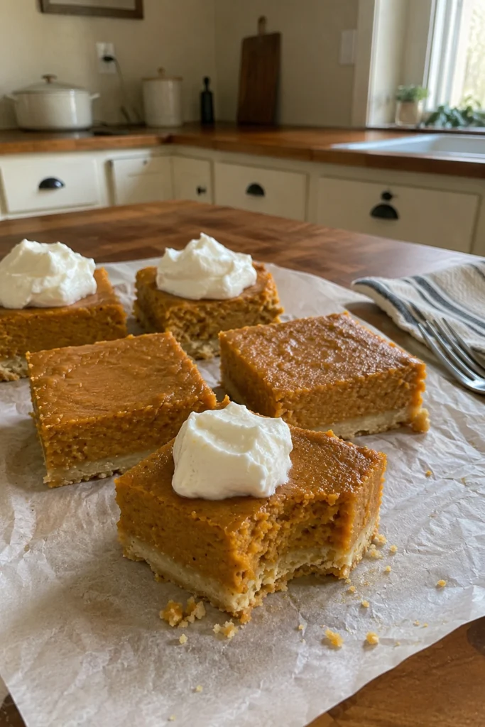 Sweet Potato Pie Bars hero shot