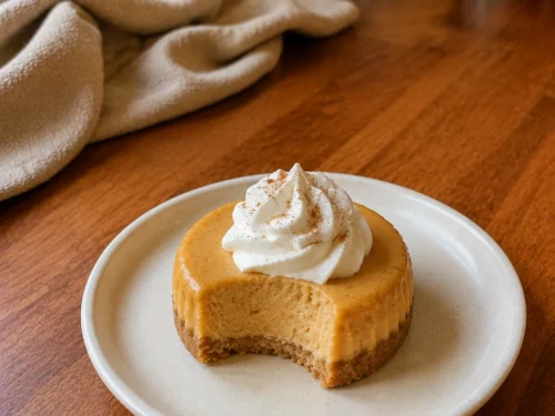 Mini Pumpkin Cheesecakes hero shot
