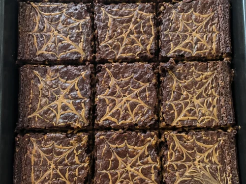 Spiderweb Brownies final shot