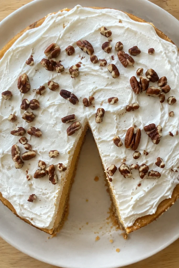 Sweet Potato Cheesecake final shot