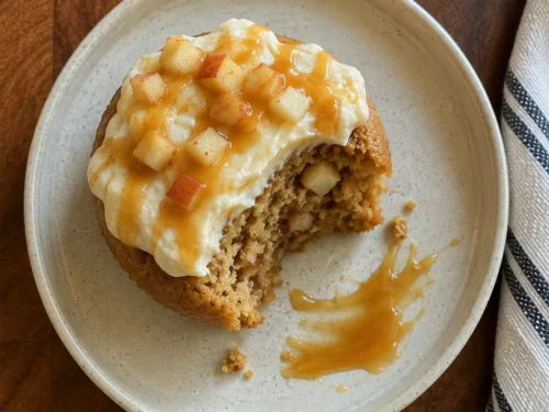 Caramel Apple Cupcakes final shot