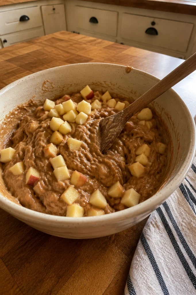 Spiced Apple Cake process