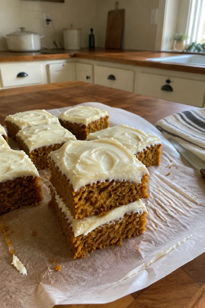 Pumpkin Bars hero shot 
