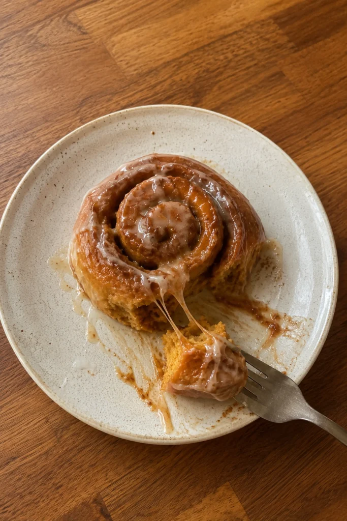 Sweet Potato Cinnamon Rolls hero shot 