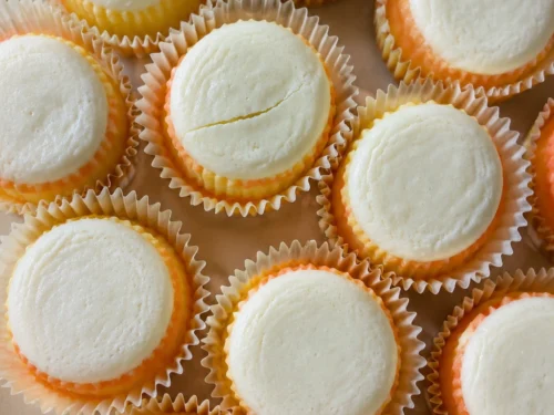 Candy Corn Cheesecake Bites final shot
