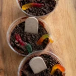 No-Bake Graveyard Dirt Cups final shot